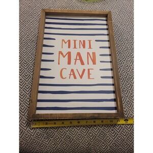 Mini Man Cave Sign For Kids Or Baby Room